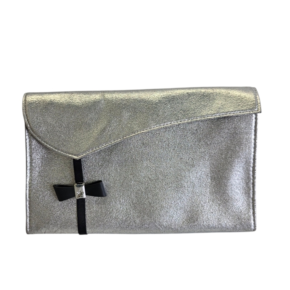 Thierry Mugler Silver clutch bag